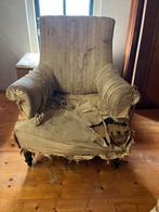 Antiek franse napoleon lll stoel/antieke fauteuil, Ophalen of Verzenden