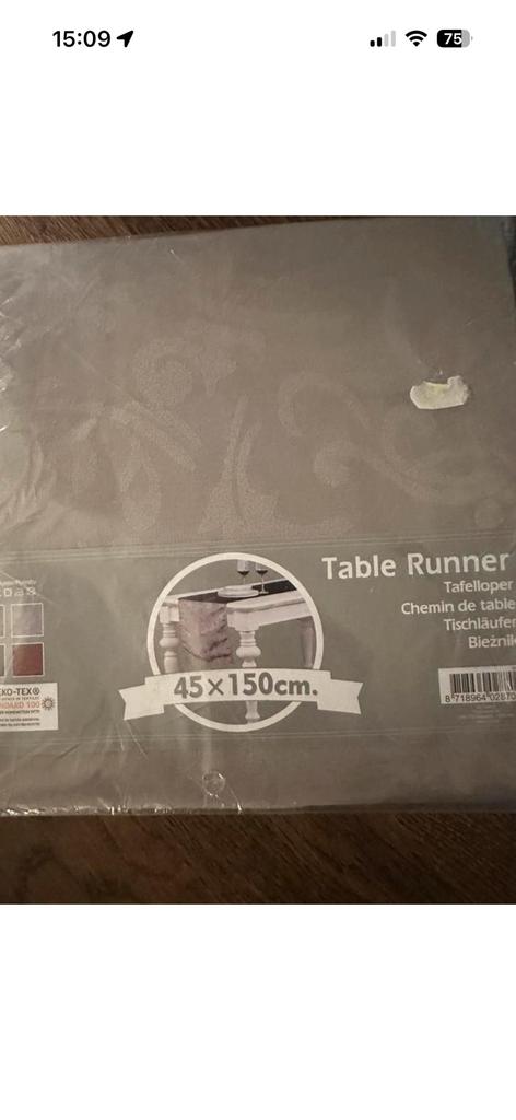 tafelloper nieuw, Ophalen of Verzenden, Zo goed als nieuw