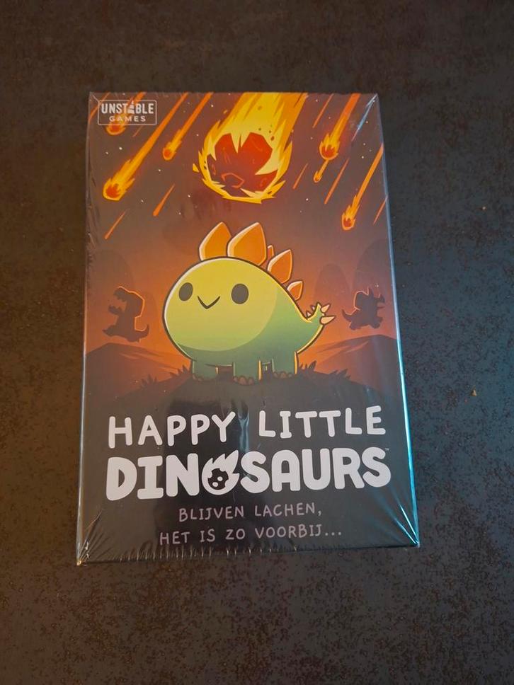 Happy Little Dinosaurs - Nieuw in verpakking!, Hobby en Vrije tijd, Gezelschapsspellen | Kaartspellen, Nieuw, Een of twee spelers