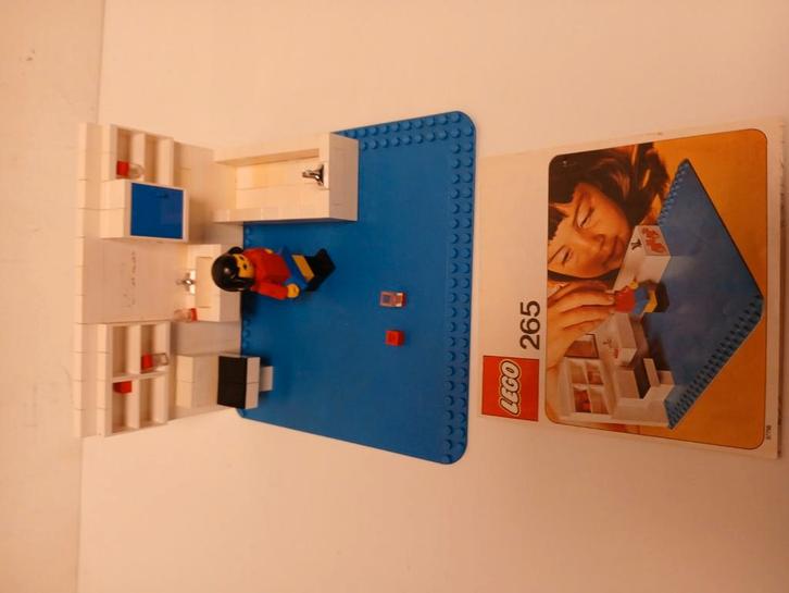Vintage lego 265 badkamer met boekje, Kinderen en Baby's, Speelgoed | Duplo en Lego, Gebruikt, Ophalen of Verzenden