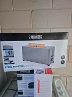 Princess Steel Toaster Long Slot - Nieuw met Garantie, Ophalen of Verzenden, Nieuw, Uitneembare kruimellade