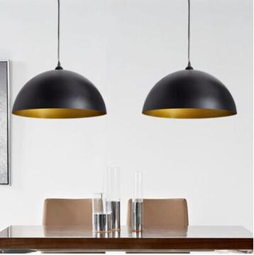 VidaXL Plafondlampen (2 stuks) – Zwart/Goud beschikbaar voor biedingen