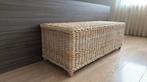 Rotan bankje, bedbank, bijzettafel, poef, Ophalen, Zo goed als nieuw
