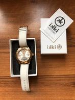 Nieuw Ikki horloge van rose staal met creme kleurige band, Sieraden, Tassen en Uiterlijk, Horloges | Dames, Overige merken, Leer