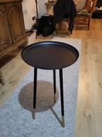 Bijzettafel 37*36*73/zwart/, Huis en Inrichting, Tafels | Bijzettafels, Minder dan 55 cm, Gebruikt, Metaal of Aluminium, Ophalen of Verzenden