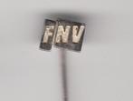 Zilver FNV Vakbond speldje, Verzamelen, Speldjes, Pins en Buttons, Gebruikt, Niet vindbaar, Niet vindbaar, Speldje of Pin