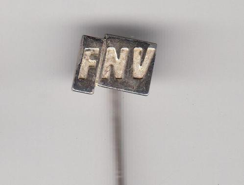 Zilver FNV Vakbond speldje, Verzamelen, Speldjes, Pins en Buttons, Gebruikt, Speldje of Pin, Overige onderwerpen, Ophalen of Verzenden