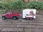 Schleich Jeep plus trailer, Kinderen en Baby's, Speelgoed | Overig, Ophalen of Verzenden, Zo goed als nieuw, Jongen of Meisje