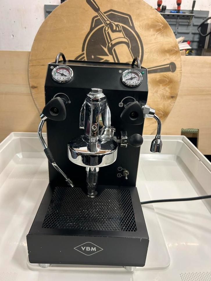 Vibiemme Junior Black Edition Espresso Machine, Witgoed en Apparatuur, Koffiezetapparaten, Gebruikt, Gemalen koffie, Espresso apparaat