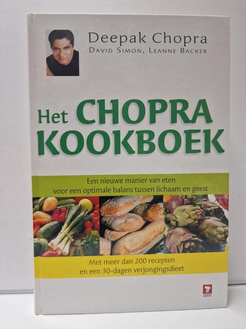 Het Chopra kookboek. Deepak Chopra, Boeken, Kookboeken, Gelezen, Vegetarisch, Ophalen of Verzenden
