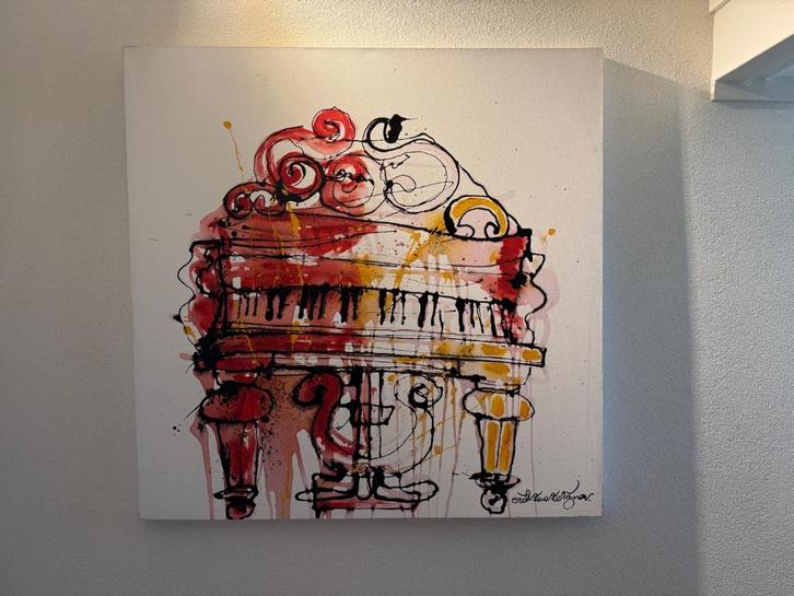 Te koop: mooi schilderij van Erik Zwezerijnen, Antiek en Kunst, Kunst | Schilderijen | Modern, Ophalen