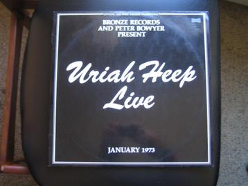 2 x lp uriah heep live concert italy bronze abrol 1 aor prog beschikbaar voor biedingen