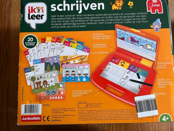 Ik leer schrijven - Jumbo educatief speelgoed, Kinderen en Baby's, Speelgoed | Educatief en Creatief, Zo goed als nieuw, Taal en Lezen