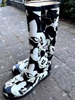 Regenlaarzen Zwart-wit Mickey Mouse Disneyland Paris mt 41, Ophalen of Verzenden, Mickey Mouse, Gebruikt, Kleding of Textiel