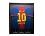 Lionel Messi FC Barcelona 12/13 gesigneerd ingelijst  shirt, Buitenlandse clubs, Soccersignings.nl, Shirt, Nieuw