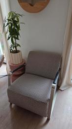 ZUIVER fauteuil zwart-wit, Ophalen, Gebruikt, 75 tot 100 cm, Metaal