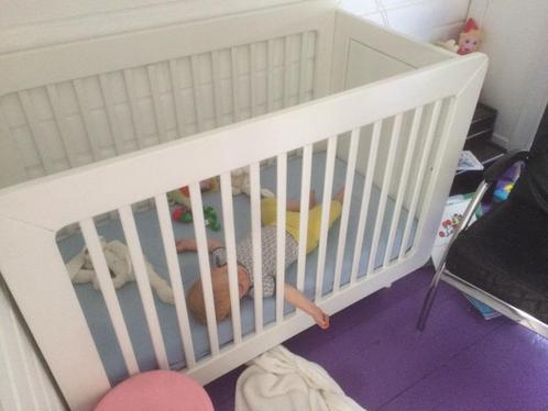Ledikant Jan des Bouvrie - wit, 120x60, Kinderen en Baby's, Babywiegjes en Ledikanten, Gebruikt, Ledikant, Ophalen