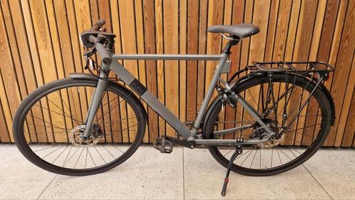 Snelle stadsfiets Elops Speed 900 grijs - BTWIN, Fietsen en Brommers, Fietsen | Heren | Sportfietsen en Toerfietsen, Gebruikt