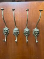 Kapstok haken, messing, leeuwenkop, als nieuw., Huis en Inrichting, Woonaccessoires | Kapstokken, Ophalen, Overige materialen