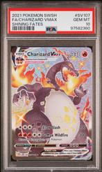 Pokemon - Charizard VMAX SV107 SWSH PSA 10, Ophalen of Verzenden, Zo goed als nieuw