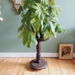 Lucky Vintage houten antieke grote plantentafel, Huis en Inrichting, Woonaccessoires | Zuilen en Pilaren, Ophalen, Gebruikt, Plantentafel