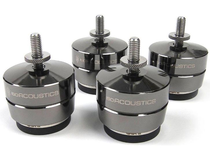 IsoAcoustics Gaia II - 2 Sets (8 stuks) + US Schroefdraad, Audio, Tv en Foto, Luidsprekers, Zo goed als nieuw, Overige typen, 120 watt of meer