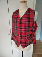 Heren Gilet Maat 58 Schotse Ruit Kerst, Kleding | Heren, Ophalen of Verzenden, Zo goed als nieuw, Maat 56/58 (XL), Rood