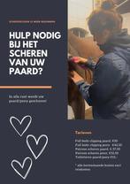 Paarden scheren, Diensten en Vakmensen, Dieren | Paarden | Verzorging, Oppas en Les