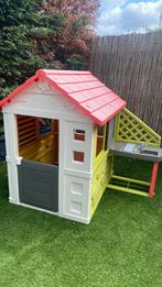 Smoby speelgoedhuisje met buitenkeuken, Ophalen, Gebruikt, Kunststof