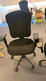 2 bureaustoelen zwart, Gebruikt, Zwart, Ophalen