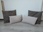 Kussenset, Huis en Inrichting, Woonaccessoires | Kussens, Ophalen of Verzenden, Zo goed als nieuw, Bruin, Vierkant