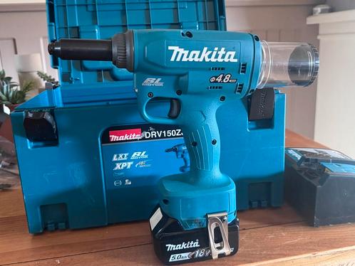 Makita DRV150ZJ Accu Blindklinknageltang 18V, Doe-het-zelf en Verbouw, Gereedschap | Overige machines, Nieuw, Ophalen of Verzenden