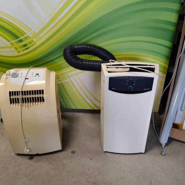 Diverse Airco`s  Zibro - Carier Holiday Green en ventilators, Witgoed en Apparatuur, Airco's, Gebruikt, Mobiele airco, 3 snelheden of meer