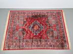Zijde Perzisch tapijt details handgeknoopt kleurrijk oosters, Gebruikt, 150 tot 200 cm, Vintage, 200 cm of meer