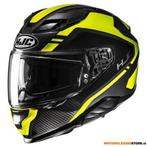 HJC F71 Tozz Integraalhelm, Zwart-Fluor, Ophalen of Verzenden, Nieuw met kaartje