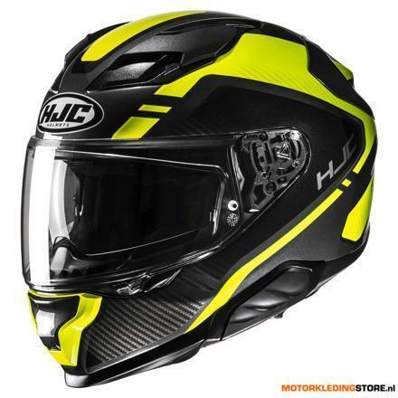 HJC F71 Tozz Integraalhelm, Zwart-Fluor, Motoren, Kleding | Motorhelmen, Nieuw met kaartje, Ophalen of Verzenden