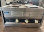 Foodmaster 4 pits RVS electr. kookplaat, perilex stekker, Ophalen, Gebruikt, 4 kookzones, Vrijstaand