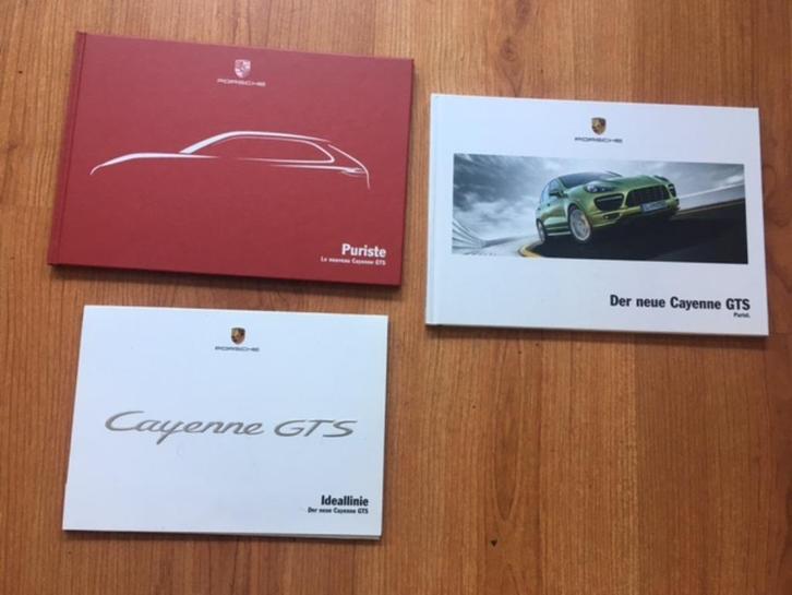 Porsche Cayenne GTS fraaie brochure/auto folder '03 - '14, Boeken, Auto's | Folders en Tijdschriften, Porsche, Ophalen of Verzenden