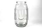 Moai vaas van gerecycled glas handgemaakt hoofd, Huis en Inrichting, Woonaccessoires | Vazen, Gebruikt, Overige kleuren, Verzenden