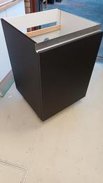 Zwarte Keukenkast met lade, Huis en Inrichting, Keuken | Keukenelementen, Ophalen, Gebruikt, 50 tot 100 cm, Minder dan 100 cm
