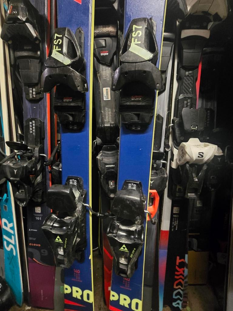 140cm FISCHER THE CURV RC4 PRO JUNIOR SKIS, 160 tot 180 cm, Fischer, Ophalen of Verzenden, Zo goed als nieuw
