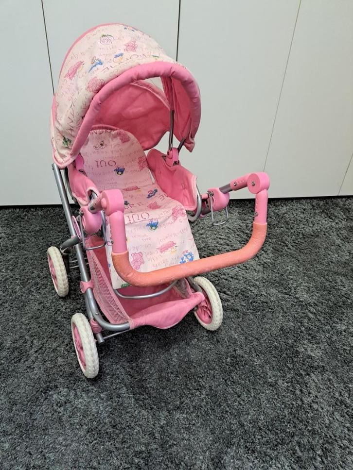 Poppenwagen, Kinderen en Baby's, Speelgoed | Poppen, Gebruikt, Babypop, Ophalen