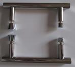 2 Handgrepen voor douchedeuren, Ophalen, Zo goed als nieuw, Rvs, Overige typen