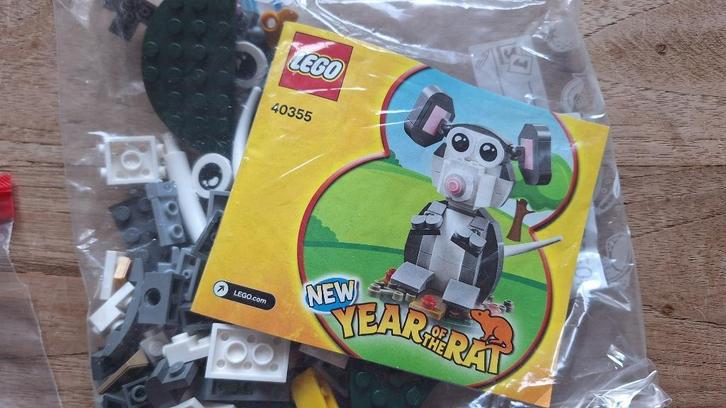 Lego Year of the Rat 40355, Kinderen en Baby's, Speelgoed | Duplo en Lego, Zo goed als nieuw, Lego, Complete set, Ophalen of Verzenden