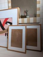 4x eikenhouten lijsten Desenio - 30x40 cm en 50x70 cm, Huis en Inrichting, Woonaccessoires | Lijsten, Ophalen, Hout, Minder dan 50 cm