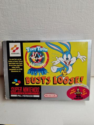 SNES Looney Tunes - Buster Busts Loose! Cartridge beschikbaar voor biedingen