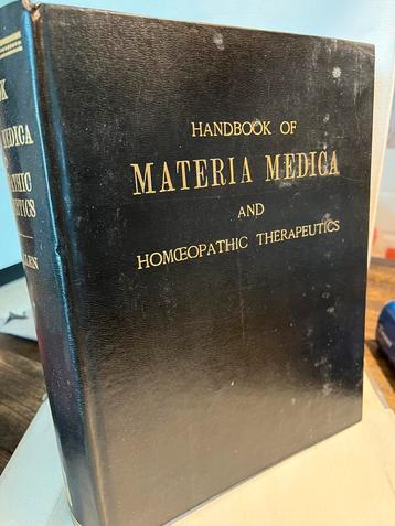 Handbook of Materia Medica and Homoeopathic Therapeutics" beschikbaar voor biedingen