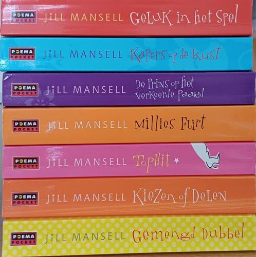 7 boeken van Jill Mansell, Boeken, Chicklit, Gelezen, Ophalen of Verzenden