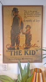 Oude Filmposter Charlie Chaplin - Ingelijst, Verzamelen, Ophalen