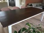XL  teakhouten tafel, Huis en Inrichting, Tafels | Eettafels, Ophalen, Gebruikt, Rechthoekig, 200 cm of meer